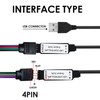 LANAFAY 5V-24Keys USB IR RGB Strips Controller 16 Colors 5