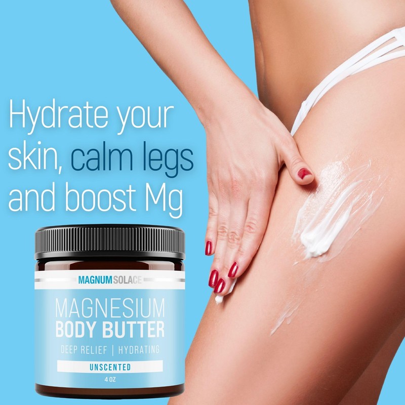 Magnum Solace Magnesium Body Butter - Nighttime Magnesium Cream -
