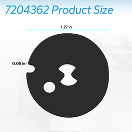 7204362 Water Softener Venturi Gasket for Whiripool Water Softener Parts and Compatible with Kenmore, Whirlpool, Morton, GE Water Softener, 7204362 Water Softener Replacement Parts（5 Pack)