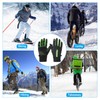 PATIKIL Winter Ski Snow Gloves, 1 Pair Waterproof Winter Warming