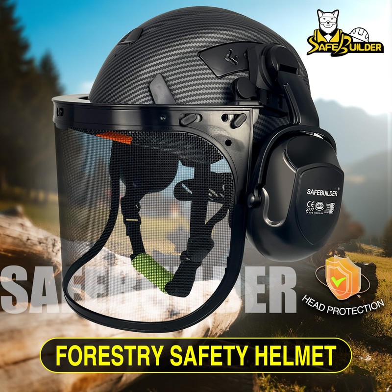 CR99 Forestry Safety Helmet Class C Hard Hats 3 In1