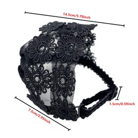 CAREOR 2 Pieces Women Lace Sunflower High Heeled Shoelaces with Straps Circles Anti-loose Cross Fixed Shoe Belt for Wedding Party Family Party Elegant Occasion, black