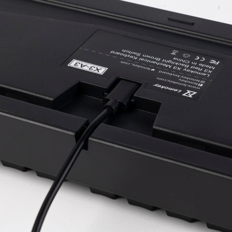 LEMOKEY X3 Wired Mechanical Gaming Keyboard, 100% Layout with QMK/VIA