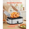 VEVOR Roaster Oven, 20QT Electric Roasting Pan, 150-450℉ Adjustable Temperature