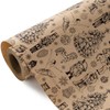 WRAPAHOLIC Nutcracker Kraft Christmas Wrapping Paper - Mini Roll -