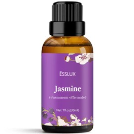 Jasmine Essential Oil, Esslux Aromatherapy Oils for Diffuser, Massage, Soap, Candle Making, Perfume, 30 ml