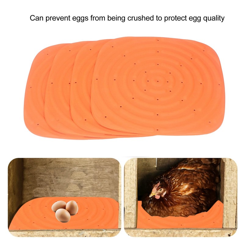 Chicken Nesting Pad 4Pcs Chicken Nest Mat Washable Nesting Pad