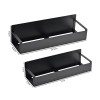 2-Piece Set Stainless Steel Magnetic Seasoning Storage Rack Kitchen Refrigerator