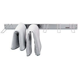 Hydrocollator 00-4016 Wall-Mounted Towel Rack, 13 Hooks, 33" Length x 2" Width
