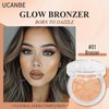 UCANBE Glow Bronzer, Long-Lasting Baked Shimmer Bronzing Powder - 01