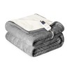 Cozorbt Heat Blanket 50”x60” Throw,Soft Flannel & Sherpa Reversible Electric