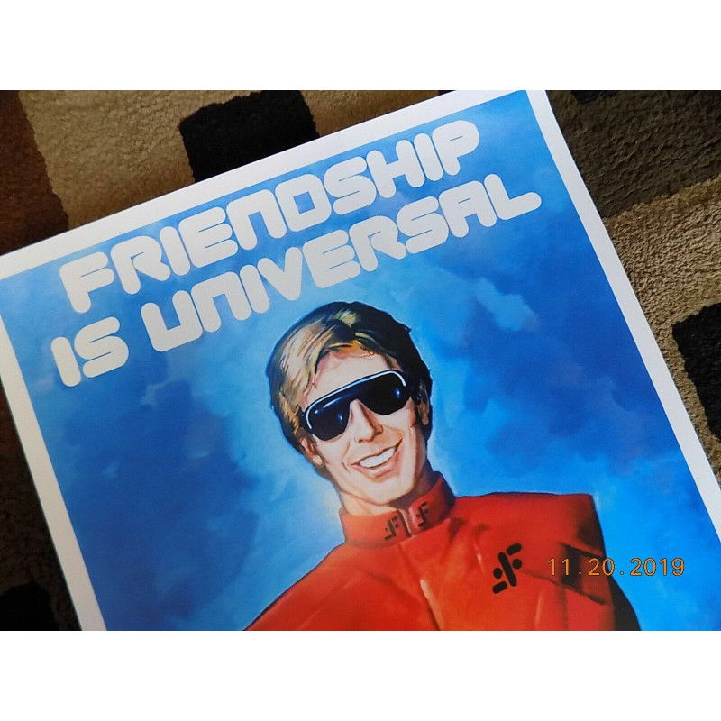 V Visitor 11" x 14" Propaganda "Friendship is Universal" Collector's