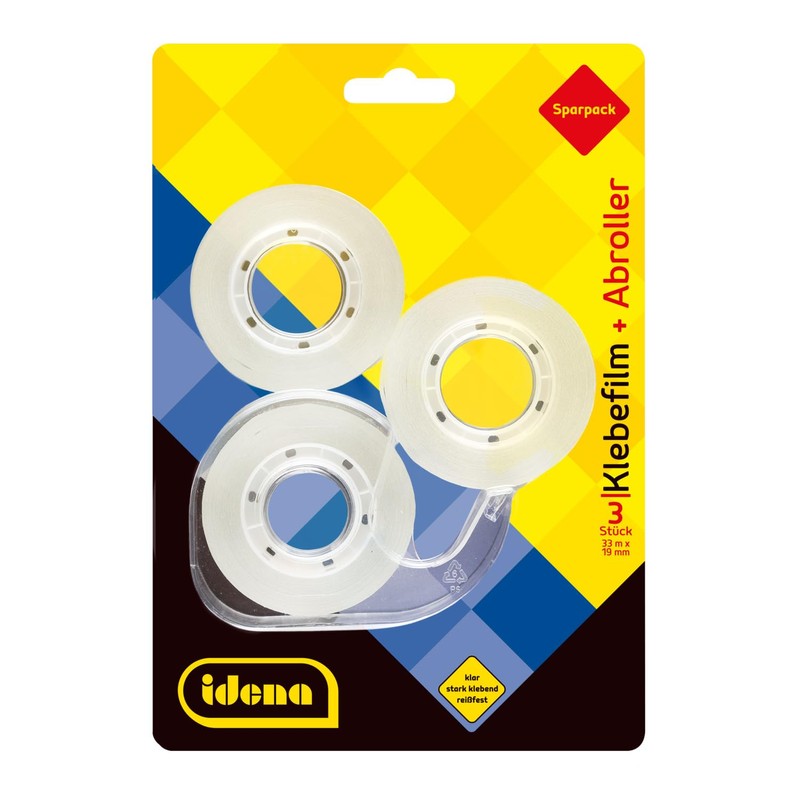 IDENA 630079 33 m x 19 mm Set of 3