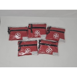 Swiss Safe [5 Pack] Swiss Safe 2-in-1 First Aid Kit for Car, Travel & Home, 64 Piece