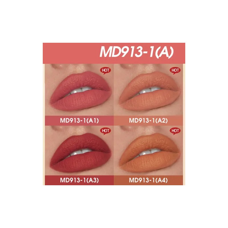 Labial Mate 4 En 1, Hidratante Y De Larga Duración