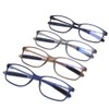 AQWANO Reading Glasses Computer Blue Light Blocking, TR90 Lightweight Flexible