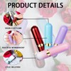 Creative Lipstick Lighter, Soft Flame Butane Lighter, Refillable and Adjustable