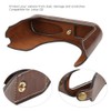 Mugast Camera Case Cover,PU Leather Half Body Shell Protector with