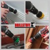 Drillbrush Drill Brush Attachments for Cleaning Auto Interior, Tile, Grout,