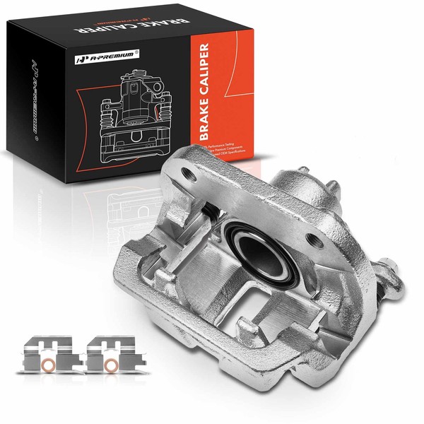 A-Premium Disc Brake Caliper Assembly with Bracket Compatible with Select