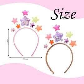 2 Pieces Star Headbands, Party Dress Up Headbands, Children'S Headbands, Cute Headbands, Creative Headbands, Shiny Headbands.
