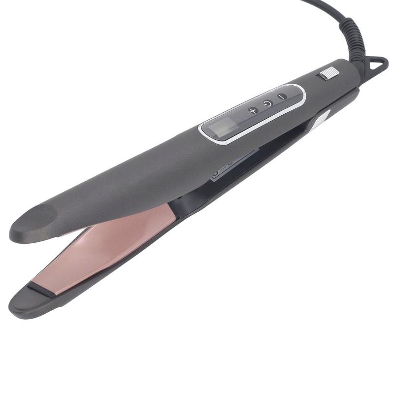 2 in 1 Hair Straightener Curler Twisted PTC Heating LCD