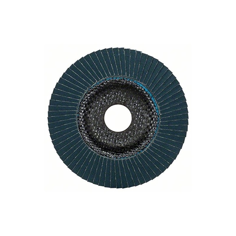 Bosch 2608607346 Flap Sanding Disc, 115mm x 22mm, 120 Grit,
