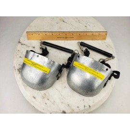 Elwood Safety Pair Ellwood Safety Sankey 700 4.5" Wide Carbon Steel Toe Guards Universal Size