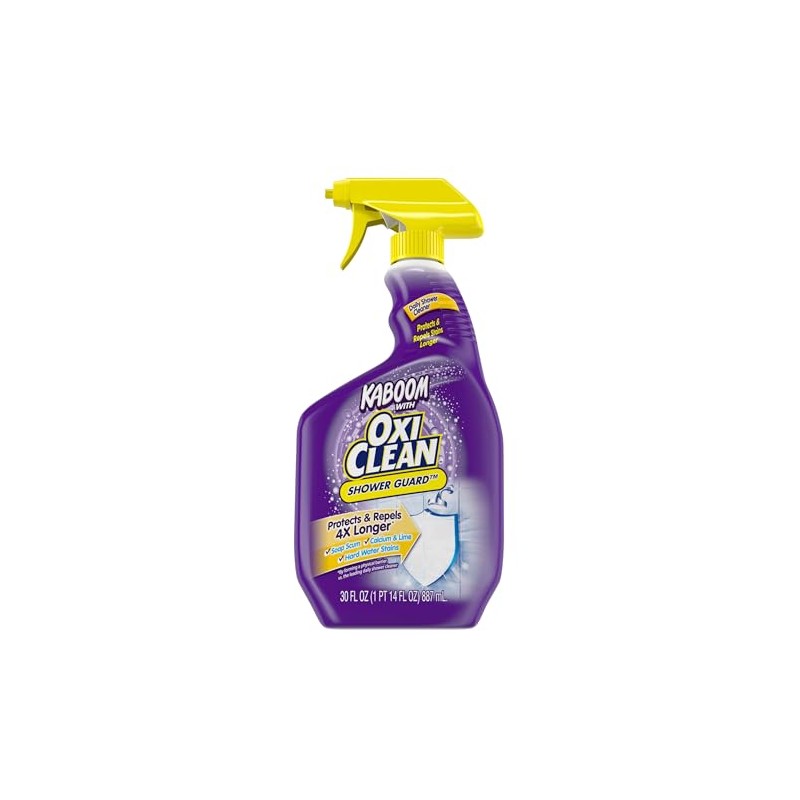 Kaboom Shower Guard - Limpiador de ducha diario, 30 onzas