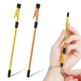 Oyuseive 2 Pcs Bracelet Helper Tool with Non-Slip Tips, Easy to Put on Yourself Jewelry Clasp Helper for Necklace & Bracelet, Fastener Assistant for Arthritis & Elderly