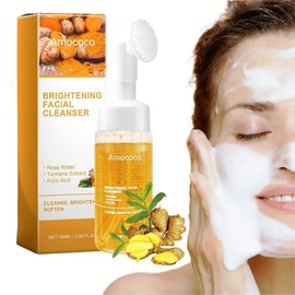 Amococo turmeric Brightening Facial SkincareCleanser, Comfort Deep Cleansing , Oily Skin,Gir Shower Products Facial CleansersFacial Cleansing Facial Wash:_2pc-aloe vera amino acids flavor