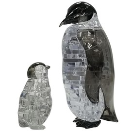 BePuzzled | Penguin and Baby Original 3D Crystal Puzzle, Ages 12 and Up