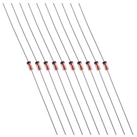 OTOTEC 50PCS 1N34A Germanium Diode 50mA 65V Axial 1N34A Electronic Silicon Diodes Electronic Components for AM FM TV-IF Applications