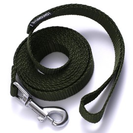 Siumouhoi 6 FT Puppy Leashes, Strong Traditional Style Leash with Easy to Use Collar Hook,Dog Lead Great for Small and Medium and Large Dog (Military Green)