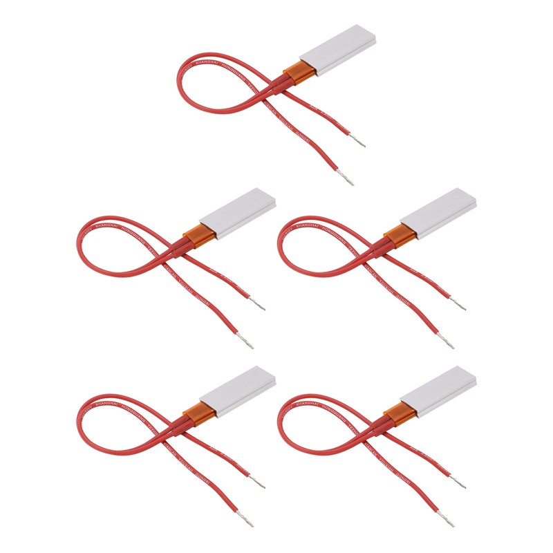 5pcs PTC Heating Element Aluminium Casing 35x15x5mm 270℃ Thermostatic Heating