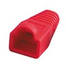 Densan MJC-8RD Modular Plug Covers Red 30 Pieces