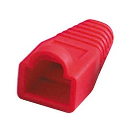 Densan MJC-8RD Modular Plug Covers Red 30 Pieces