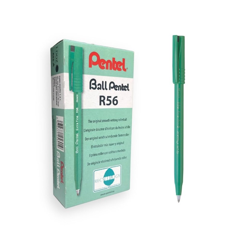 Pentel Rollerball Xfine Black R56-A