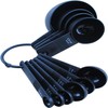 Measuring Cups and Spoons Set 10 Pieces, Durable Plastic Kitchen