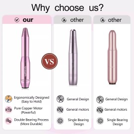 Melodly Electric Nail Drill, Professional Acrylic Nail Drill Machine for Gel, Acrylic...