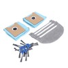 Sweeper Accessories Side Brush Sweeper Rag Cleaner Dust Bag Set