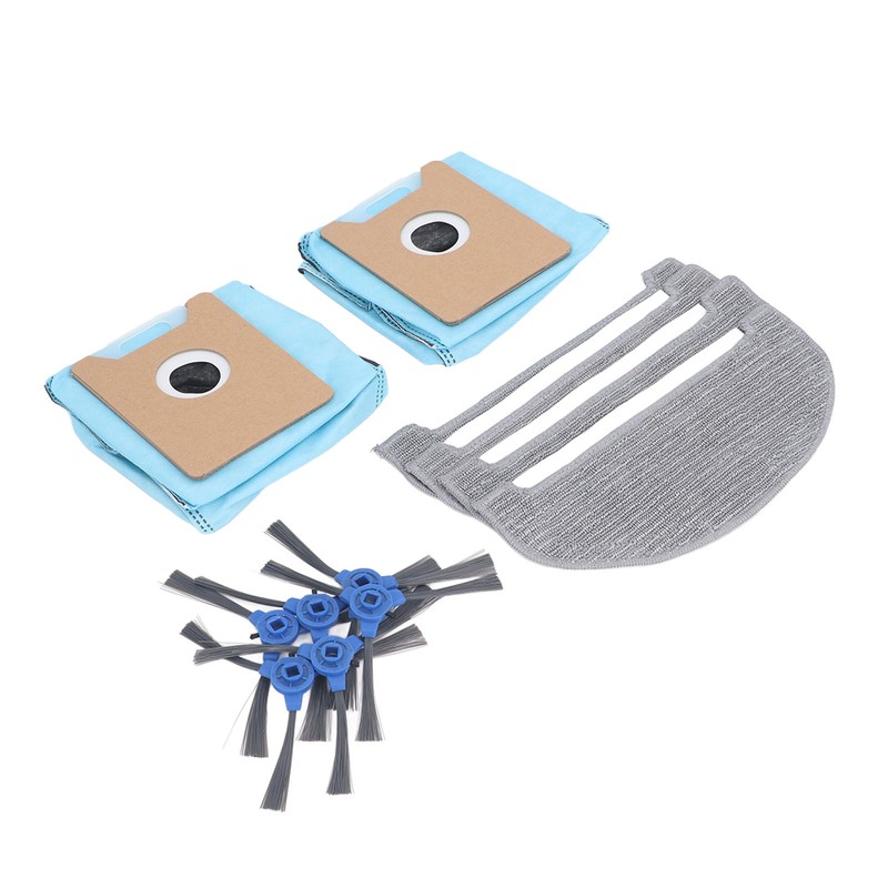 Sweeper Accessories Side Brush Sweeper Rag Cleaner Dust Bag Set