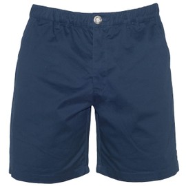 Meripex Apparel Men's 7" Inseam Elastic-Waist Short Shorts 4-Way Stretch (7-Medium, Navy)