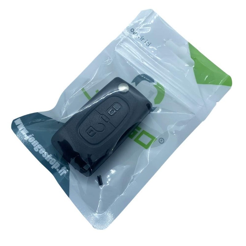 Jongo - Key Shell without Blade Compatible with Peugeot 207