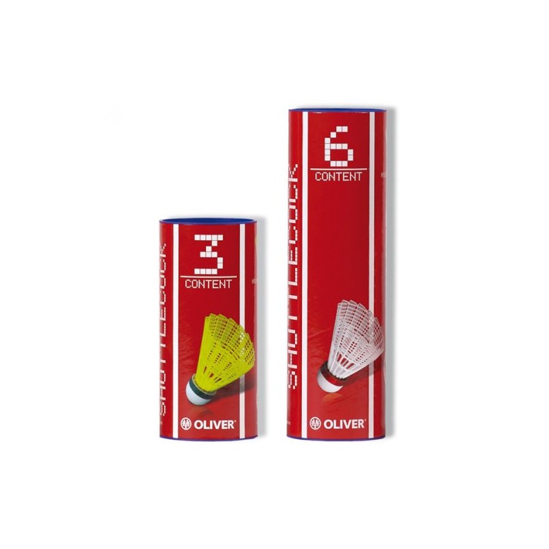 Oliver Nylonball Pro-Tec5 white 6 Nylonshuttles shuttelcocks white: Oliver Nylonball