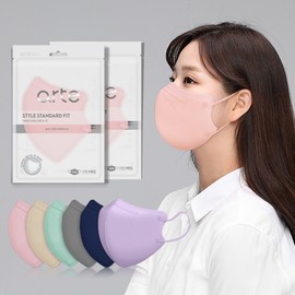 Arte domestically produced bird-shaped color mask, pink, 50 sheets, large / 아르떼 국산 새부리형 컬러 마스크 핑크 50매 대형