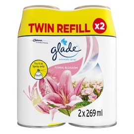 Glade Large Automatic Duo Refills, Floral Blossom, 269 ml