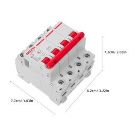 Operitacx Electric Leakage Circuit Breaker Miniature Portable Safety Disconnector with Manual Reset for Home Commercial and Light Industrial Use Fast Response