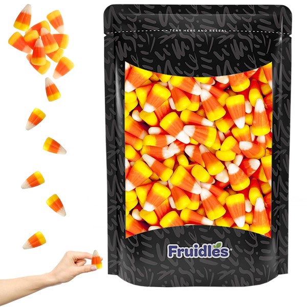 Fruidles Candy Corn, Classic Halloween Candy Treats- Dragon teeth Candy - Candy Bulk - Kosher, Gluten Free - Fun & Festive Holiday Snacking Sold By the Pound (2 Pound Total of 32 Oz)