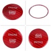 Yosoo Replacement Carbon Fiber Engine Start Button for ABC GLC